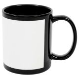 US Stock. CALCA 36 Packs Sublimation 11oz Full Colour Mug with White Patch(Local Pick-Up)