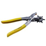 6 Sized Heavy Duty Handheld Leather Belt Holes Punch Plier