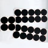 CALCA 2.05" 24pcs Rubber Coaster for Sublimation Tumblers Anti-Slip Self Adhesive Skinny Tumblers Bottom Straight 20OZ
