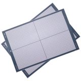 2PCS A4 Non Slip Vinyl Cutter Plotter Cutting Mat with Craft Sticky Printed Grid