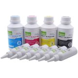 CALCA 1Set Direct to Transfer Film Ink for Epson Printheads, Water-based DTF Inks (500mlX4 CMYK +100mlX6 White)