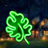 CALCA LED Neon Sign Monstera Leaf Sign USB 5VDC Size- 17X13.2inches(Green)