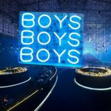 CALCA LED Neon Sign BOYS Sign 12VDC Size- 15.7X12.2inches(Blue)