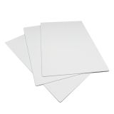 6" x 8" 100pcs Sublimation Blanks Aluminum Sheet Metal Board Gloss White 1.1mm Thickness