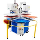 US Stock, 220V 8.5KW 39A 16in x 24in Automatic 2 Head 4 Station Heat Transfer Machine with Laser Positioning System