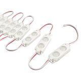 SMD 2835 Waterproof LED Module (2 LED Chips with Aluminum PCB Injection, frosted lens,White Light, 0.96W, L60 x W18 x H8mm), DC12V