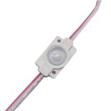 SMD 2835 Waterproof LED Module (1 LED Chips with Aluminum PCB Injection, White Light, 0.36W, L26 x W15 x H7.6mm), DC12V