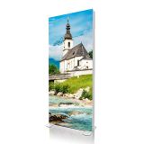 US Stock, QOMOLANGMA 2.8 x 6 FT Aluminum Modular SEG Lightbox Display, Frame Only (120mm SEG Extrusion) (Local Pick-Up)