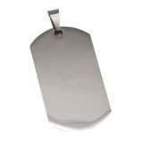 US Stock-CALCA 25pcs Wholesale Military Blank Dog Tags, High Quality Army Stainless Steel ID Identification Tags