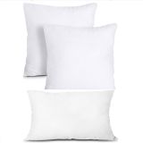US Stock CALCA 100PCS Polyester Foam Pillow Case Insert Square/Oblong for Decorative Cushion Bed Couch Sofa Without Deform After Longtime Use