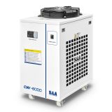 S&A CW-6000DH Industrial Water Chiller for 3 x 100W or 4 x 80W CO2 Glass Laser Tubes Cooling, 1.52HP, AC 1P 110V, 60HZ