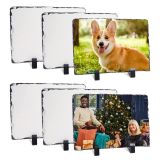 US Stock, CALCA 28 Pack 5.9in x 7.9in Sublimation Rectangle Photo Slate Rock Plaque Blanks with Stand, For Desktop Souvenir DIY Personalized Gift(Local Pick-Up)