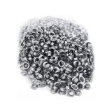 11mm Silver Metal Eyelets Grommets Sawtooth Grommets for 360 Degree Single Ring Grommet Machine