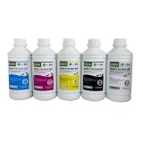 US-Stock, 5 Colors(C,M,Y,K,W) CALCA Direct to Transfer Film Ink for Epson Printheads. 32 oz, Bottle of 1L, Water-based DTF Inks