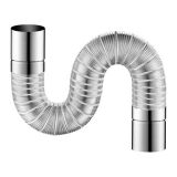 6.6ft Aluminum Vent Pipe, 2.4" Dia. Extension Hose for CALCA Universal Filterless Fume Extractor