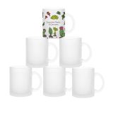 US Stock, CALCA 36 Packs 11oz Sublimation Blanks Glass Frosted Mug