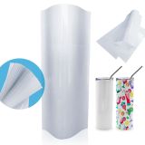 Sublimation Shrink Wrap Film, White 5.5 x 11 Inch 100pcs Heat Sublimation Shrink Wrap Tube for Mugs, Tumblers Blanks