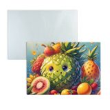 US Stock, CALCA 25pcs 11in x 7.9in Sublimation Blanks Boards Tempered Glass Cutting Board Sublimation Blanks with White Coating Rough(Local Pick-Up)
