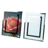 US Stock, CALCA 9" x 7" Glass Photo Picture Frame Sublimation Blank With Double Mirror Border, Set of 25pcs (Local Pick-Up)
