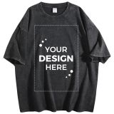 Customized T Shirts Vintage Wash Tee Customize Your Own Design T-Shirt Custom Tee Shirt Design