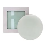 CALCA 20 Pcs 11.8in Round Glossy Sublimation Glass Cutting Boards - White Coated for Heat Transfer & Home Decor DIY