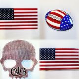US Stock 4-CALCA 4-Pack Random-Ship Heat Transfer Labels Silicone / PU / TPU Patches for Garments & Bags & Accessories