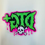 CALCA Glow-in-the-Dark Water-Based Paste Screen-Printed Fabric Patch Heat Transfer Clothing Label for Garments