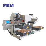 US Stock MEM 6"x6" Semi-Automatic Pneumatic Double Station Heat Press Machine Top & Bottom Heating for Patch Heat Transfer