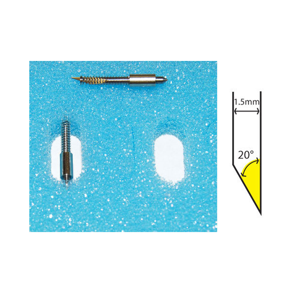 Original 20 Degree 1.5mm Graphtec Vinyl Cutter Blades, CB15U-K20-2SP for Sandblast Rubber Resist Cutting with Spring, 2pcs/pack