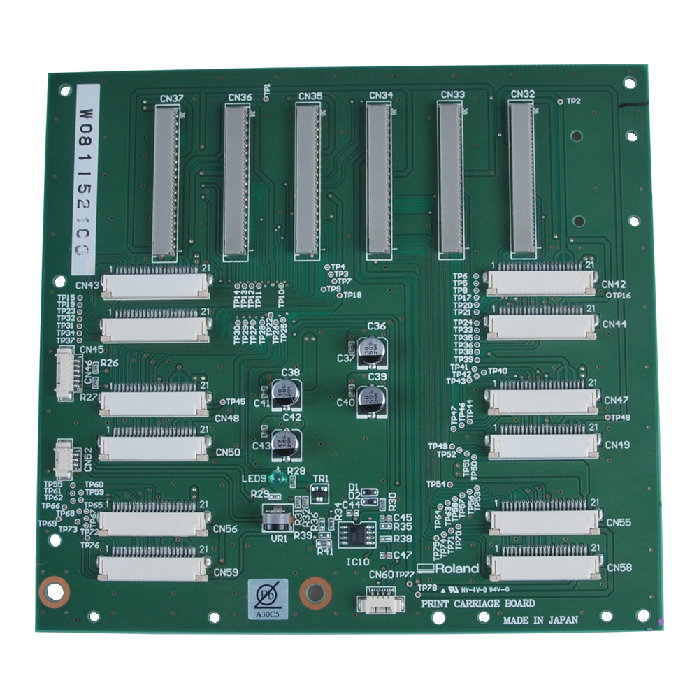Original Roland Print Carriage Board for SJ-540 / SJ-740 / FJ-540 / FJ-740 / SC-540-W8115021C0