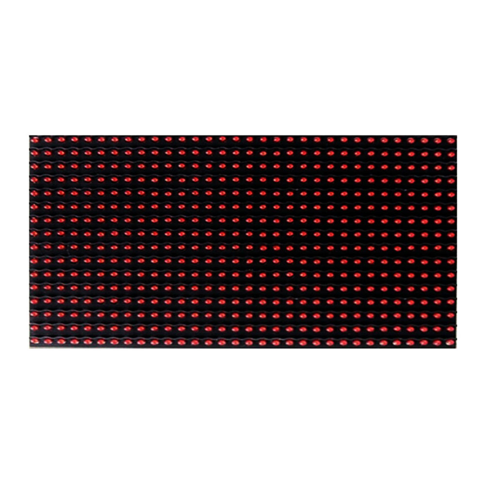 10pcs/pack RED LED Display P10 Dot Matrix Module Red Sign(6.3" x 12.6" x 0.5")