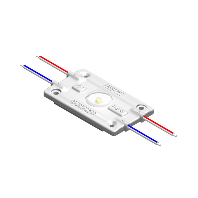 SMD 3535 Waterproof  LED Module (1 LED Chips with Optical Lens , White Light 2.2W, L62 x W34x H7.3mm) Suitable for 12-25cm Light Box Signs Word, Single Side Advertising Light Box