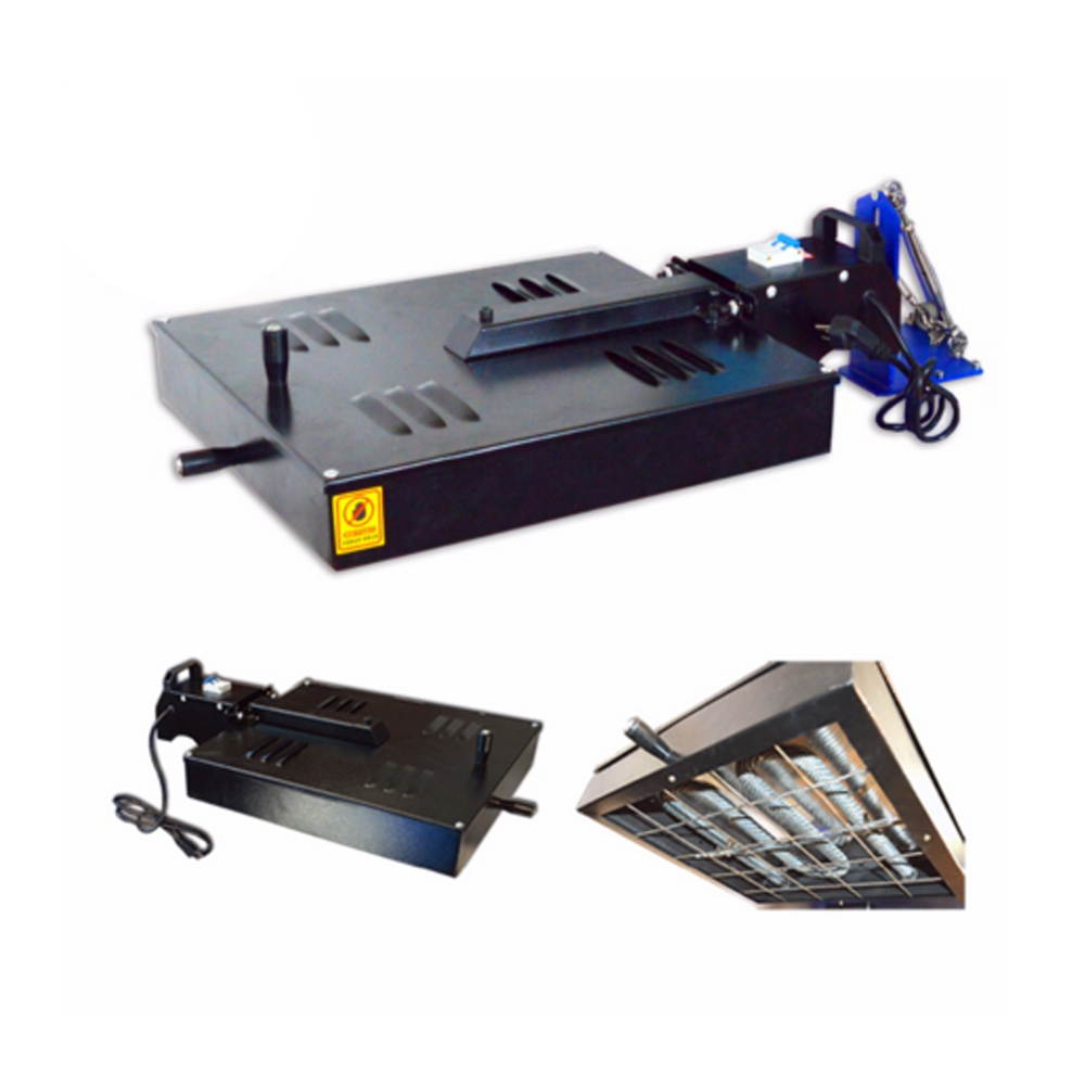 1600W 16"X16" Flash Dryer Multi-color Screen Printing Machine Universal Replaceable Dryer