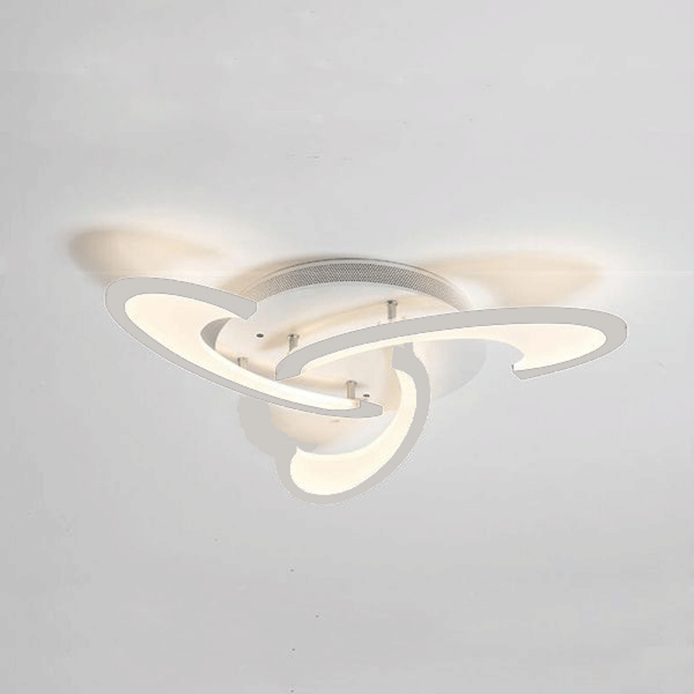 Modern LED White Acrylic Ceiling Lights for Living Room Bedroom Chandelier Hot 3 Heads