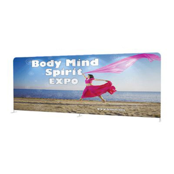 US Stock - 20ft High Quality Portable Tension Fabric Exhibition Stand Backdrop Advertising Wall Banner (Frame Only)