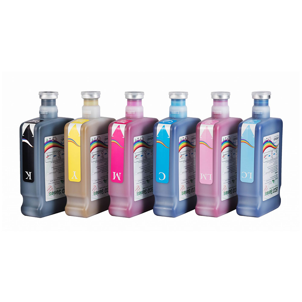 US Stock, 6Colors CMYKLCLM SS21 Jetbest 500ML Mild Solvent Bulk Ink for Mimaki $292.48
