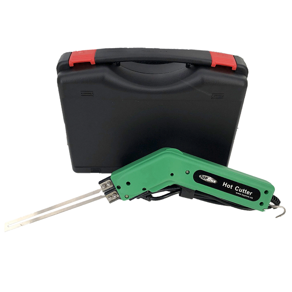 200W Heavy Duty Electric Hand Held Hot Heating Knife Cutter Tool with 200mm Blade For Foam and Sponge Cutting