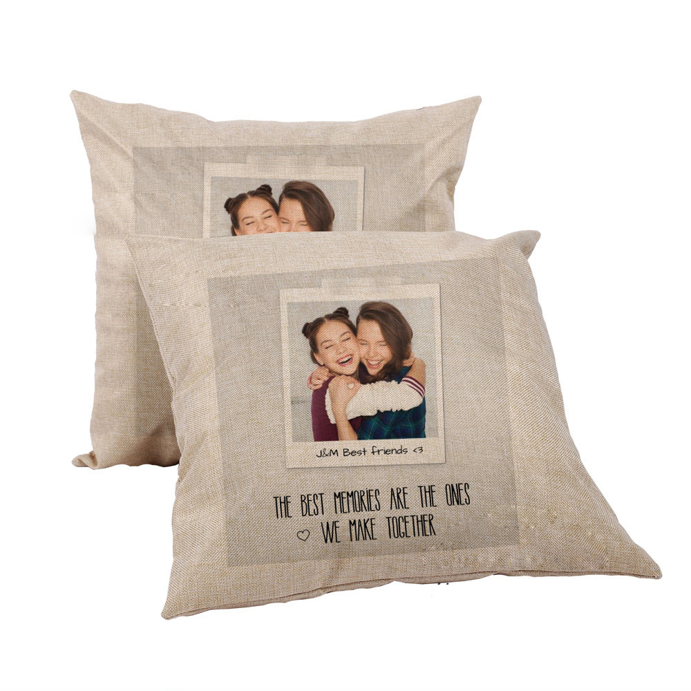 US Stock, CALCA 10 Pack Sublimation Linen Pillow Case Blanks 15.75"x15.75" Decorative Throw Pillow Covers with Invisible Zipper for POD & DTF Custom Printing