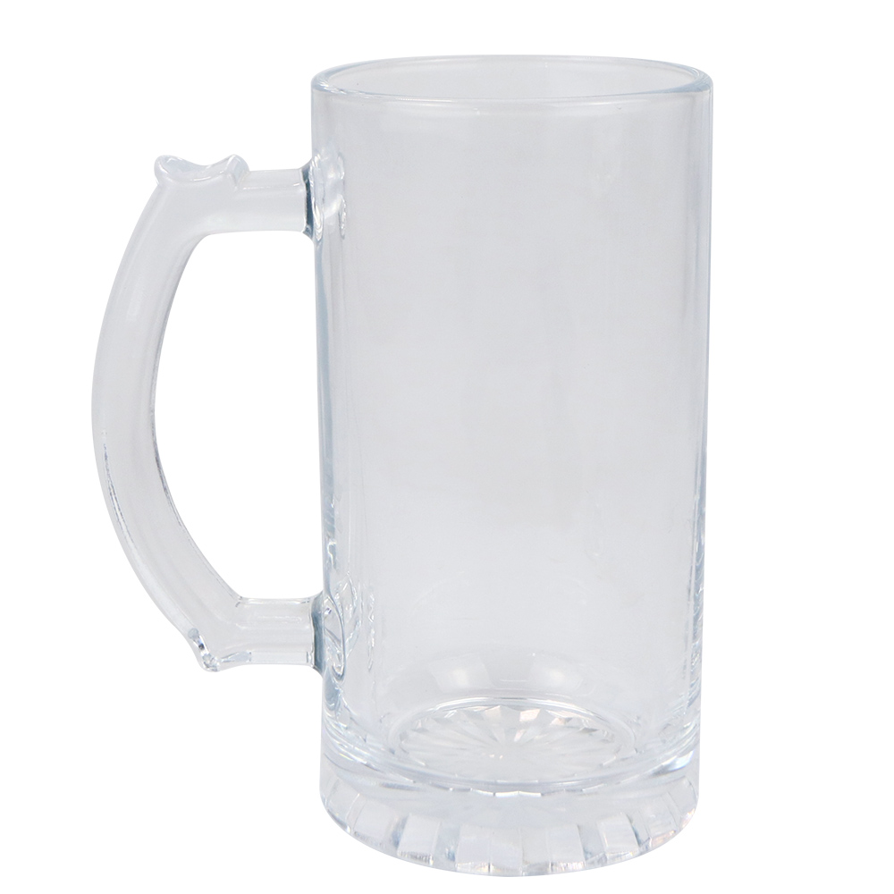 48pcs 16oz Sublimation Clear Glass Mug Blanks Beer Can Cups with Lid and  Straw