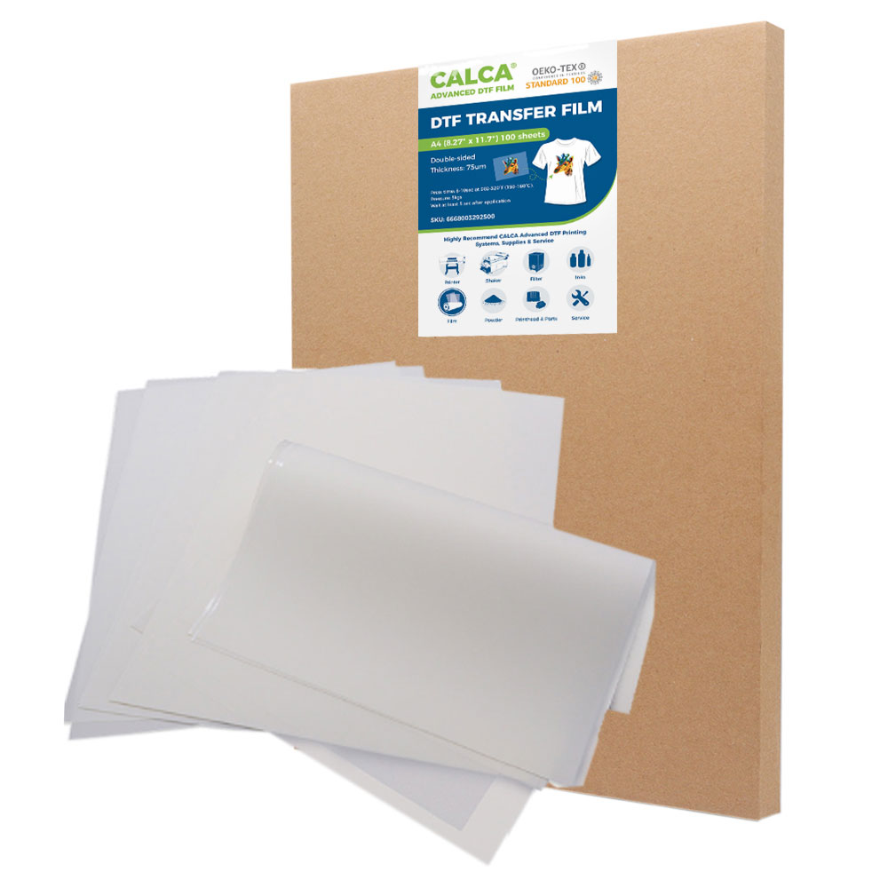 Calca 100 Sheets 8.5 x 11 Waterproof Inkjet Transparency Film Screen  Print Transparency Paper 