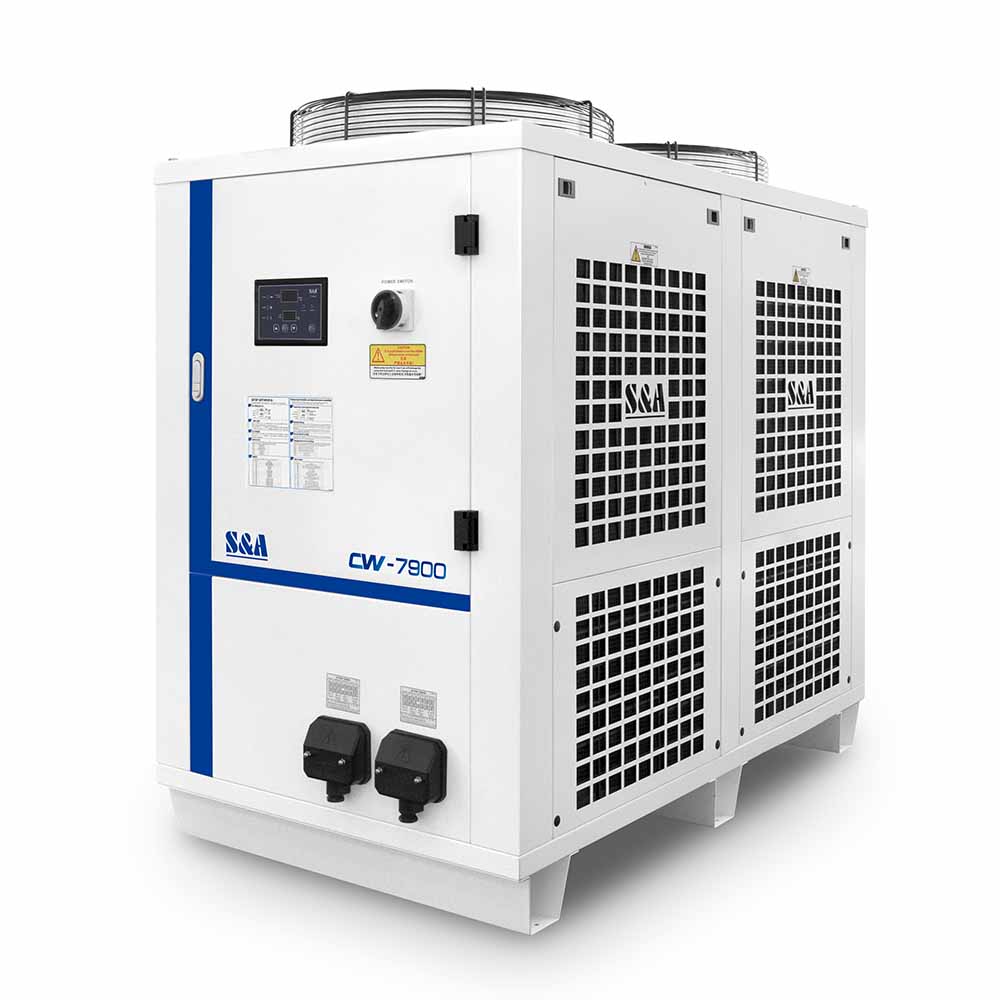 S&A CW-5200TH Industrial Water Chiller for One 8KW Spindle / Welding  Machine / One 130-150W CO2 Glass Laser Tube Cooling, 0.68HP, AC 1P 220V,  60Hz $525.00