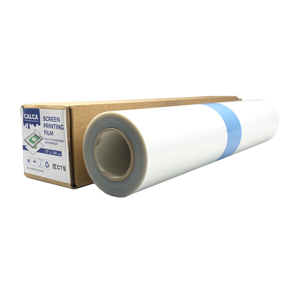 CALCA Waterproof Inkjet Milky Film for Silk Screen 13" 100FT - 1