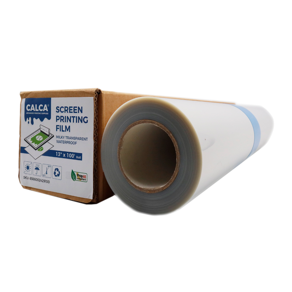 CALCA Waterproof Inkjet Milky Film for Silk Screen 13" 100FT - 1