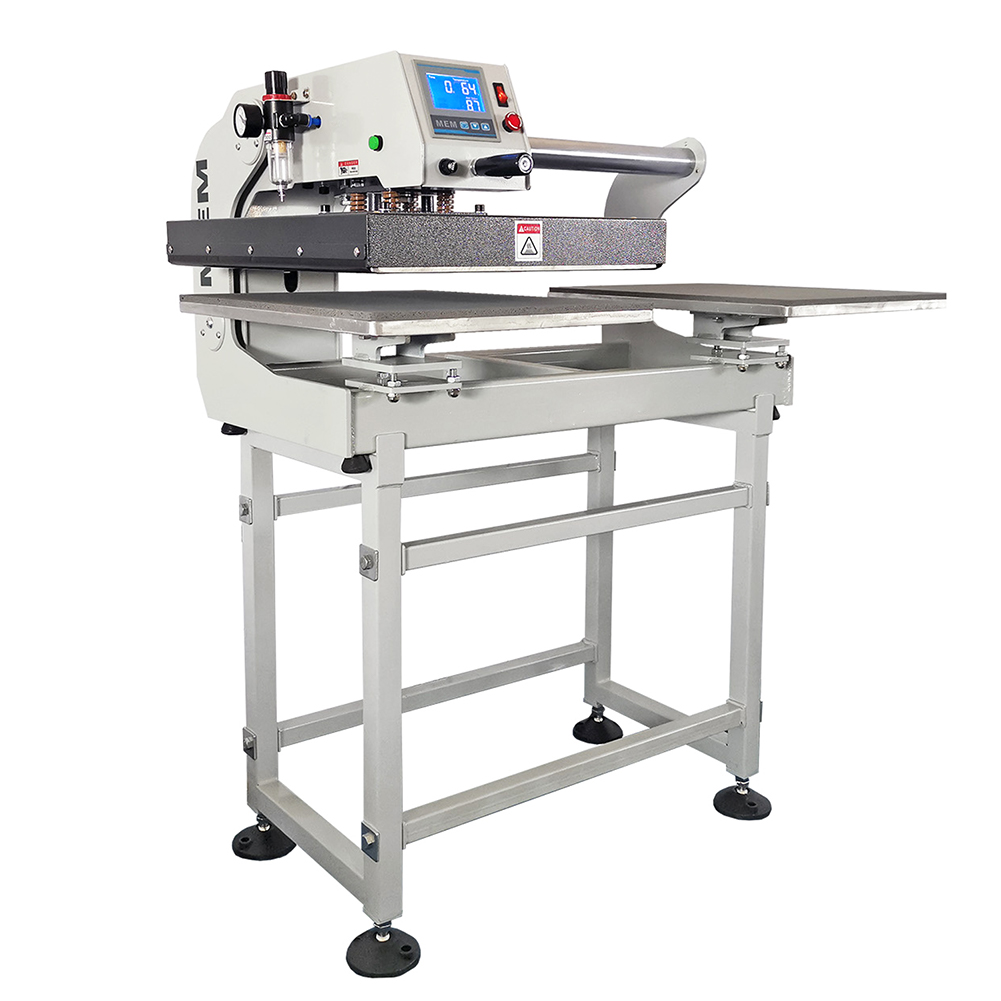 CALCA 16" x 20" Semi-Automatic Pneumatic Double Station Heat Press with Laser Positioning System