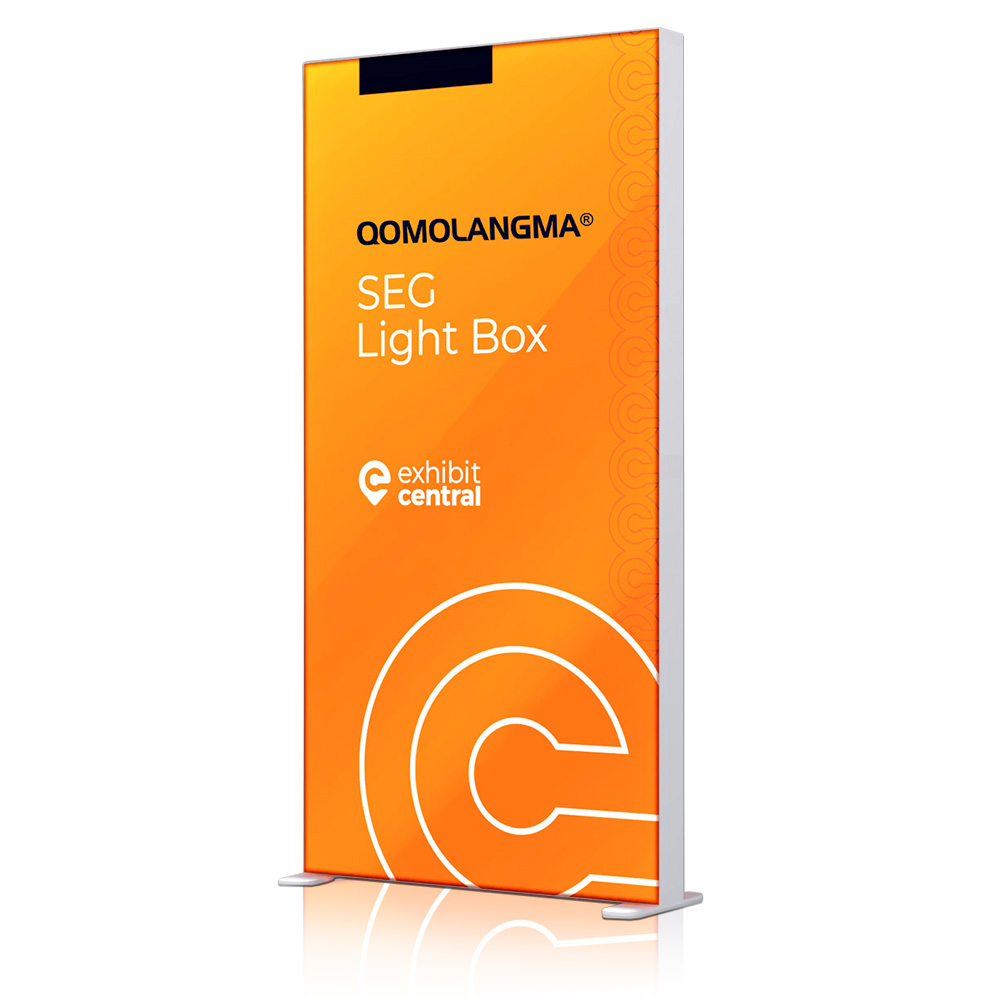 US Stock QOMOLANGMA 3 x 6 FT Aluminum SEG Modular Backlit Fabric Lightbox Display, Graphic Package