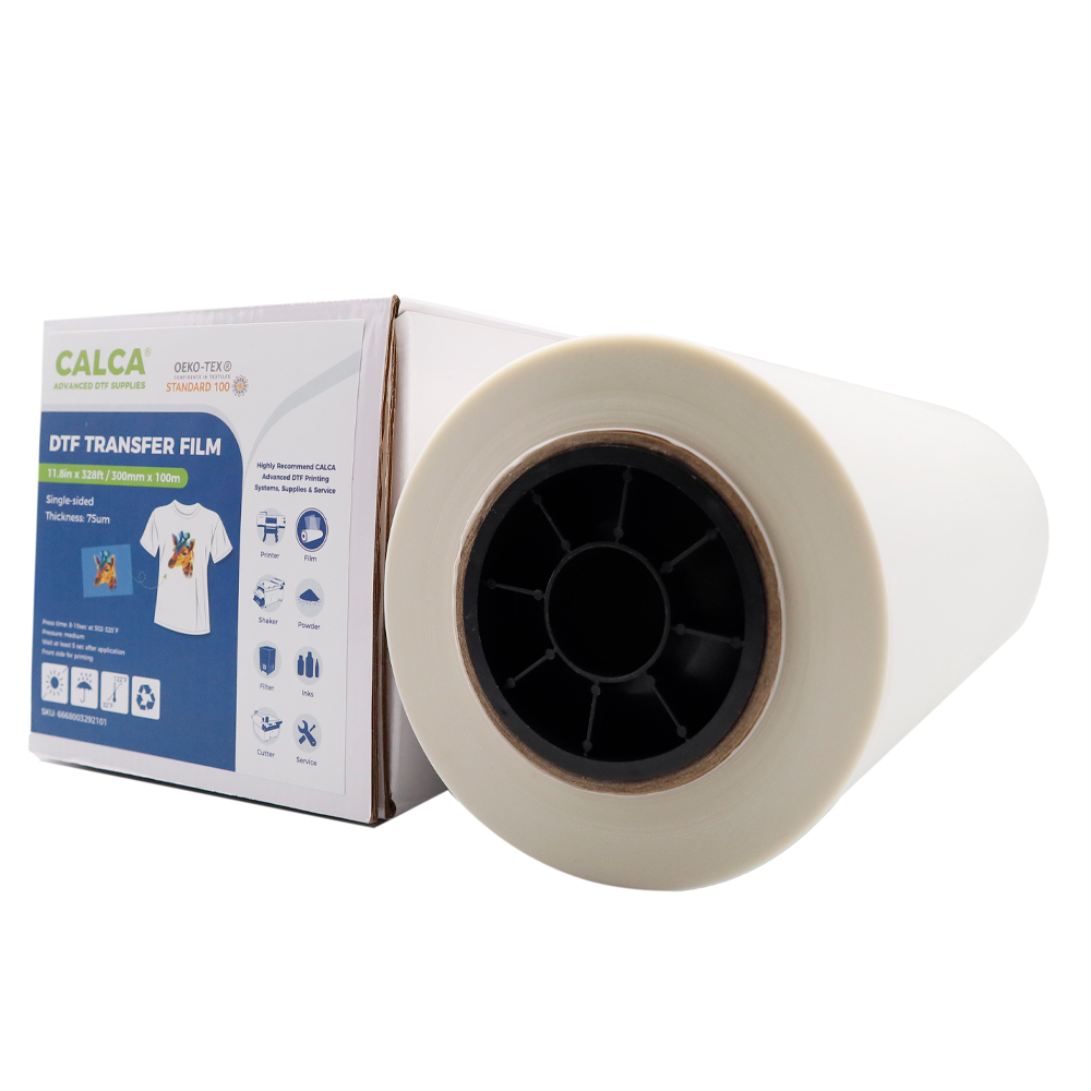 Spain Stock, CALCA Pro 11.8in x 328ft/30cm x 100m DTF Transfer Film Premium Roll-Warm Peel