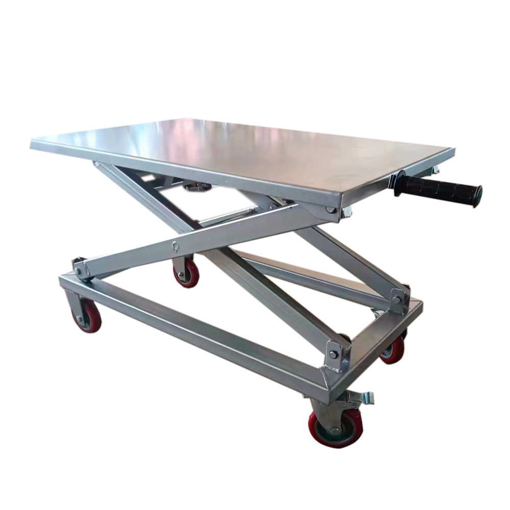 23.6in x 37.4in Height Adjustable Heat Printing Equipment  Platform Cart