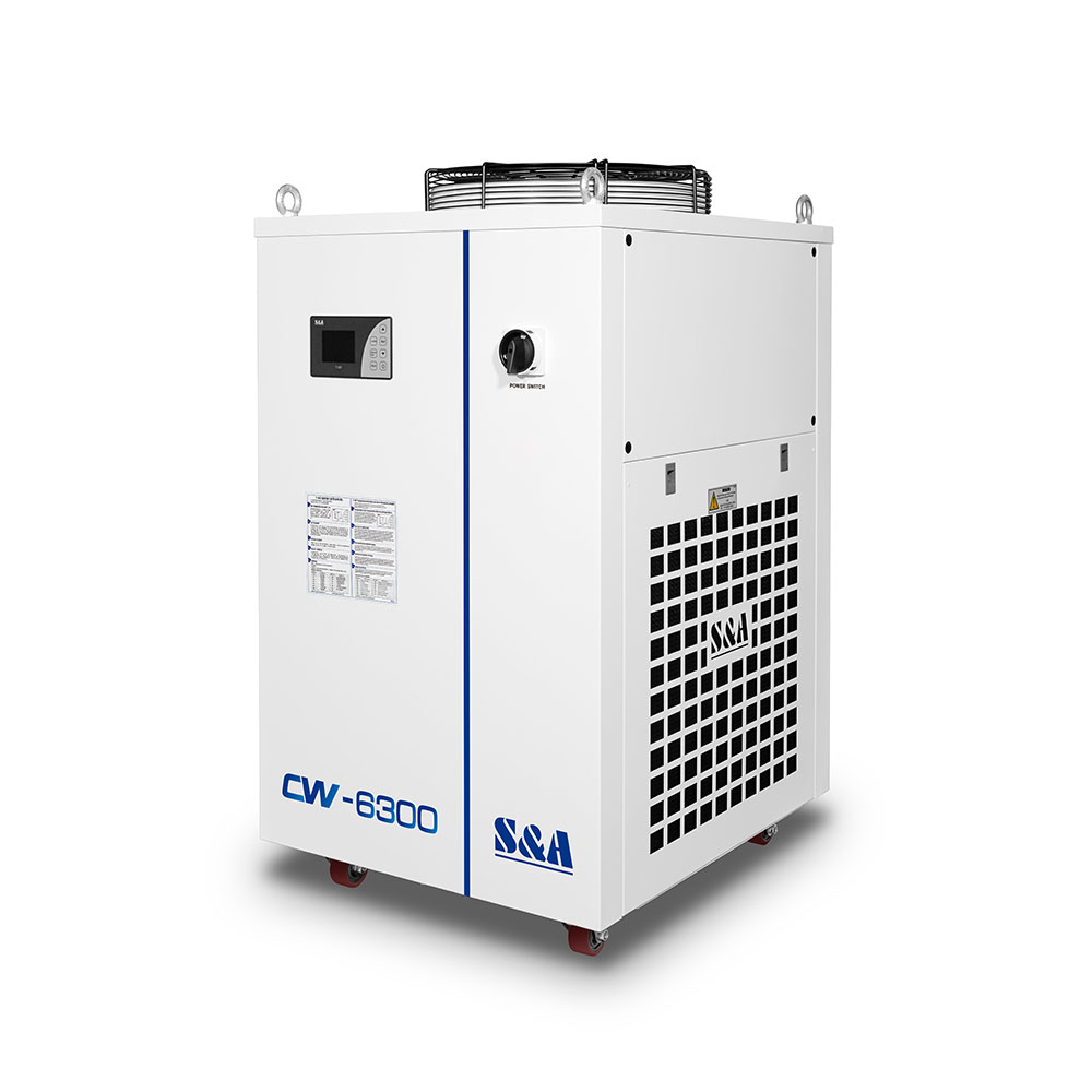 S&A CW-6300BN Industrial Water Chiller for CNC CO2 Laser Cutting Machine 4.28HP, AC 1P 220V 60HZ