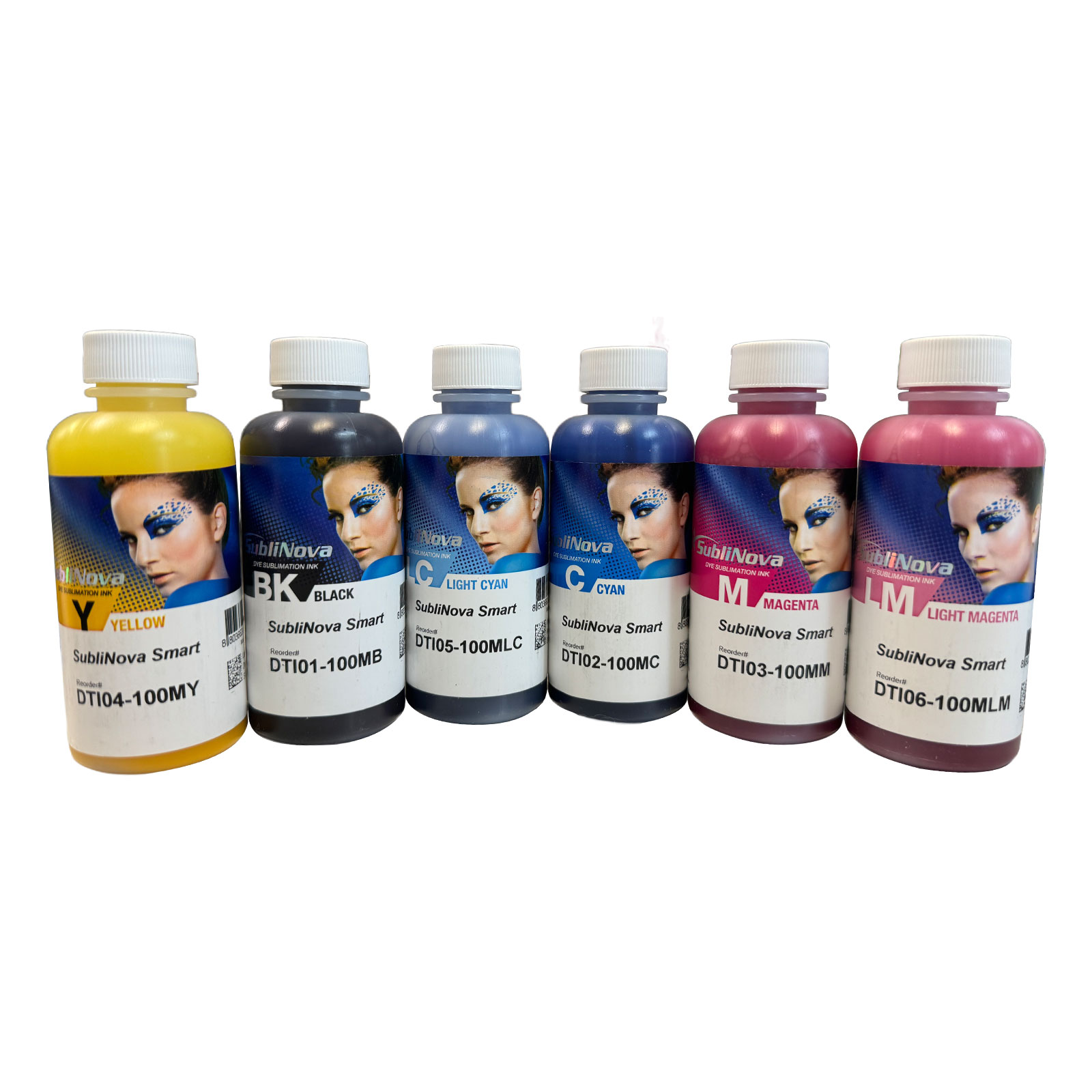 Inktec Sublinova Smart Dye Sublimation Ink DTI Set 6 Colour*100ml for EPSON