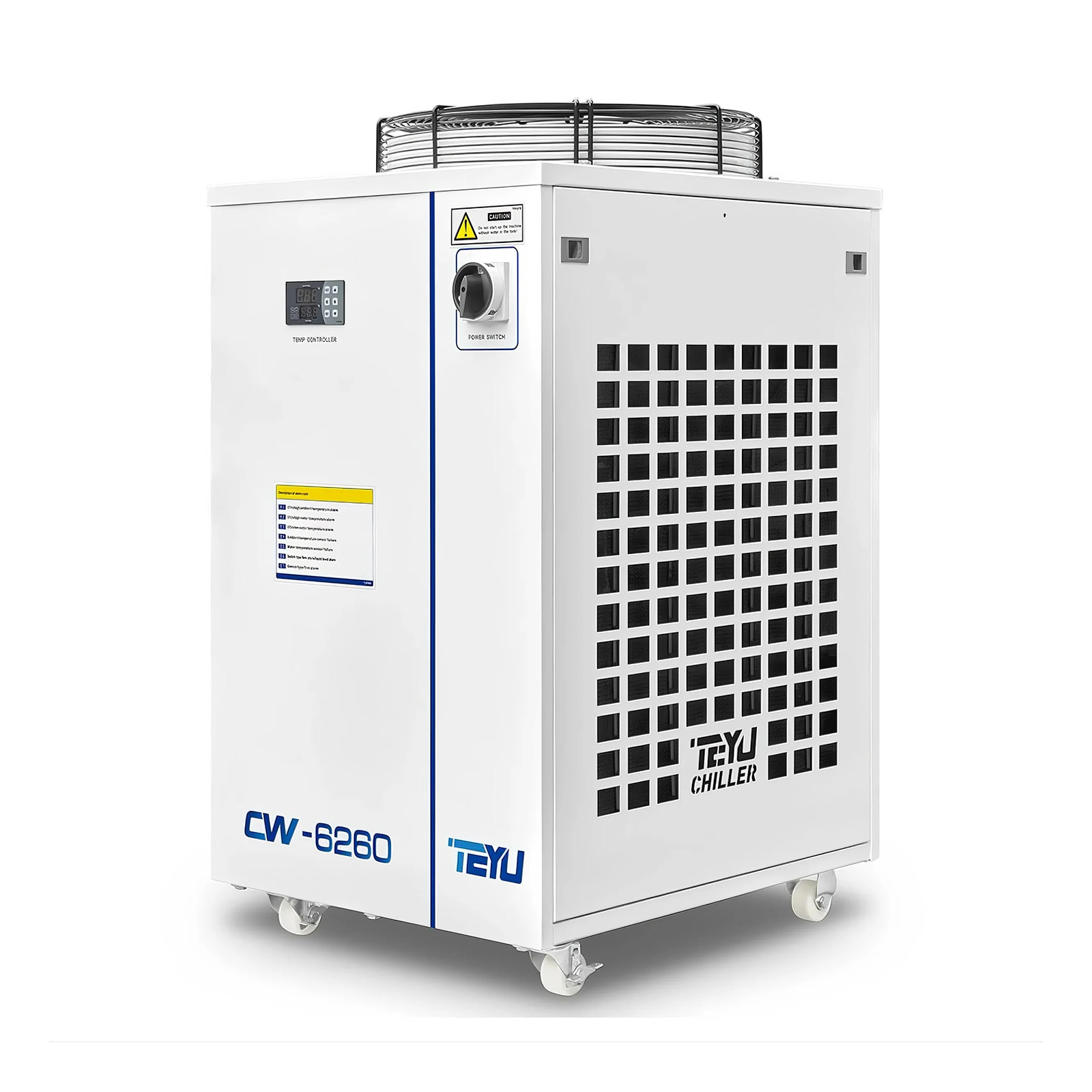 US Stock, CW-6260 Industrial Water Chiller 220V-240V for CO2 Laser Cutter Engraver Welding Machine